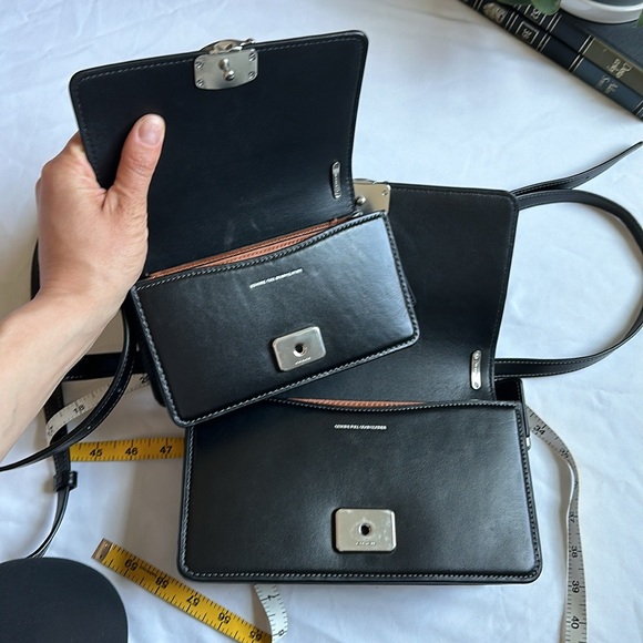 Coach Black Crossbody Bags with Silver Detail - Picture 13 of 15